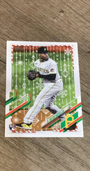 Ke'Bryan Hayes 2021 Topps Holiday HW185 trading card image front