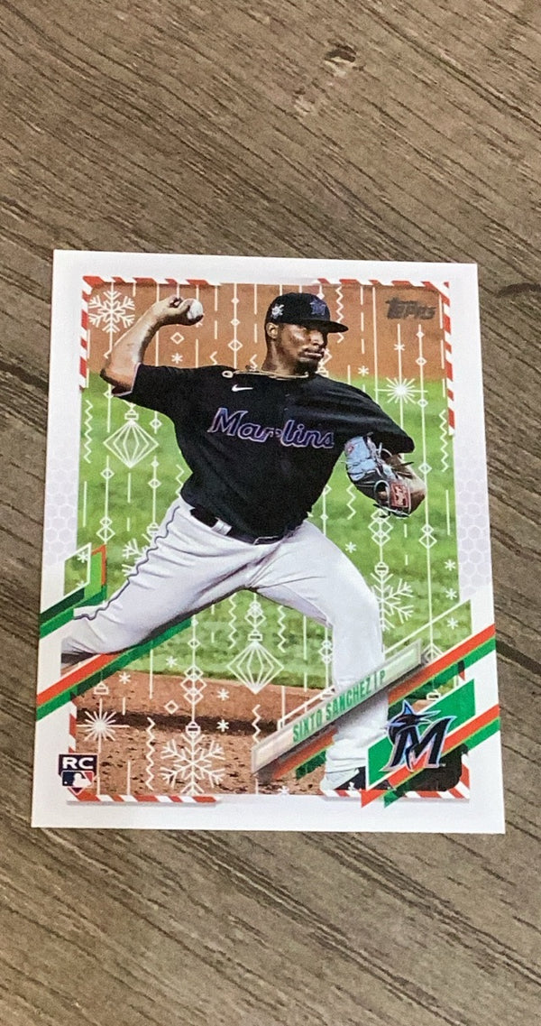 Sixto Sanchez 2021 Topps Holiday HW38 trading card image front