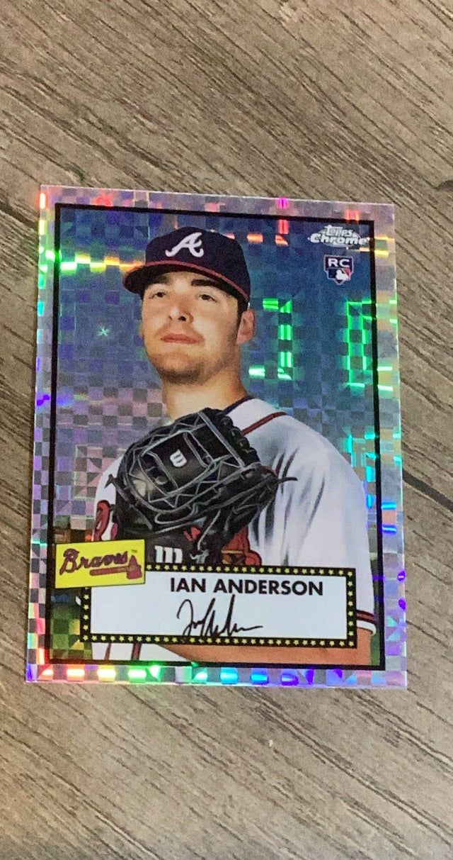 Ian Anderson 2021 Topps Chrome Platinum Anniversary X-Fractor 11 trading card image front