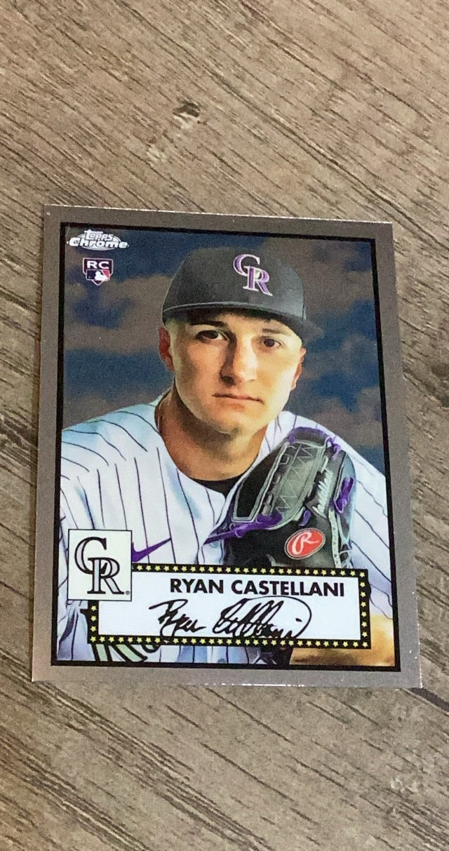 Ryan Castellani 2021 Topps Chrome Platinum Anniversary 38 trading card image front