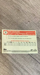Ryan Castellani 2021 Topps Chrome Platinum Anniversary 38 trading card image rear