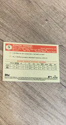 Spencer Howard 2021 Topps Chrome Platinum Anniversary 74 trading card image rear