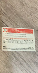 Johan Oviedo 2021 Topps Chrome Platinum Anniversary 89 trading card image rear