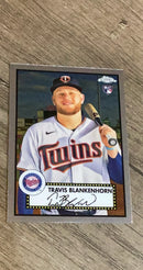 Travis Blankenhorn 2021 Topps Chrome Platinum Anniversary 138 trading card image front