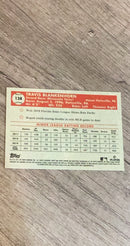 Travis Blankenhorn 2021 Topps Chrome Platinum Anniversary 138 trading card image rear