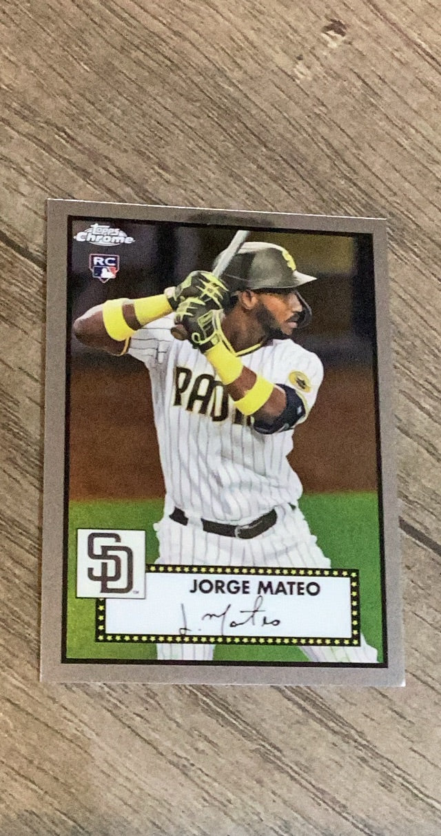 Jorge Mateo 2021 Topps Chrome Platinum Anniversary 84 trading card image front