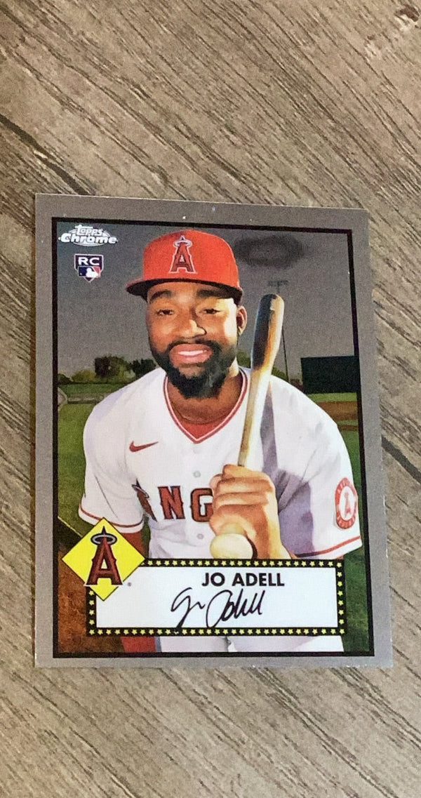 Jo Adell MLB Los Angeles Angels 2021 Topps Chrome Platinum Anniversary 19 trading card Topps