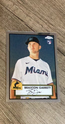 Braxton Garrett 2021 Topps Chrome Platinum Anniversary 49 trading card image front