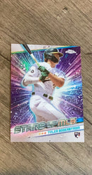 Tyler Soderstrom 2024 Topps Stars of MLB Chrome CSMLB-18 trading card image front