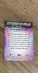 Tyler Soderstrom 2024 Topps Stars of MLB Chrome CSMLB-18 trading card image rear