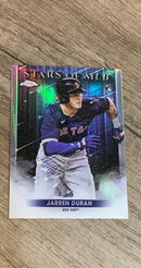 Jarren Duran 2022 Topps Update Stars of MLB Chrome SMLBC-65 trading card image front