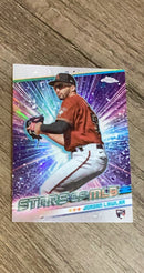 Jordan Lawlar 2024 Topps Stars of MLB Chrome CSMLB-4 trading card image front