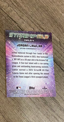 Jordan Lawlar 2024 Topps Stars of MLB Chrome CSMLB-4 trading card image rear