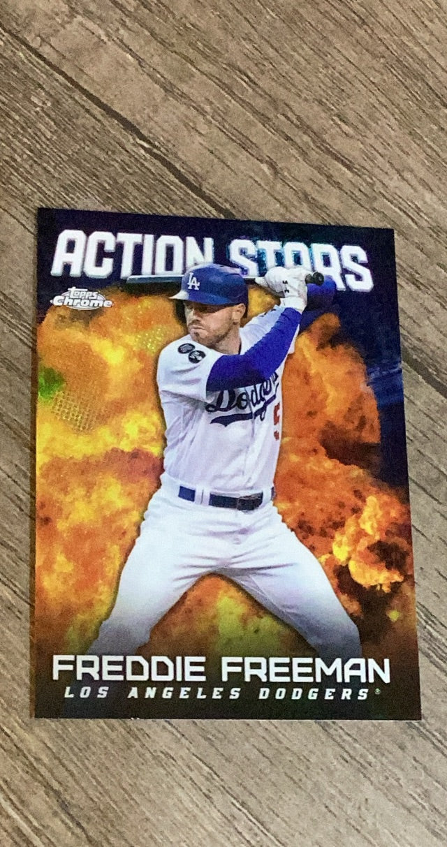 Freddie Freeman MLB Los Angeles Dodgers 2022 Topps Chrome All-Star Game ASC-10 trading card Topps