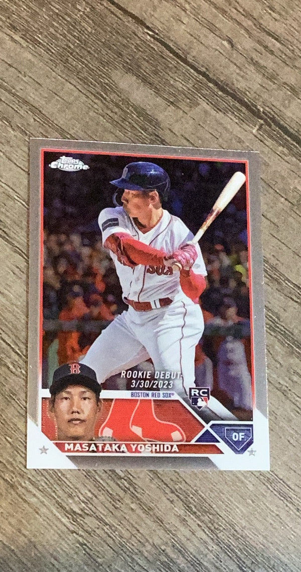 Masataka Yoshida 2023 Topps Chrome Update USC174 trading card image front