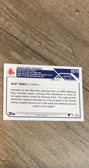 Masataka Yoshida 2023 Topps Chrome Update USC174 trading card image rear
