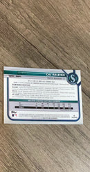 Cal Raleigh 2022 Bowman Chrome 51 trading card image rear