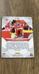 Xavier Worthy 2024 Panini Phoenix 250 trading card image rear