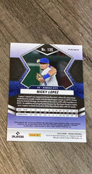 Nicky Lopez 2022 Panini Mosaic - Blue Camo Mosaic 135 trading card image rear
