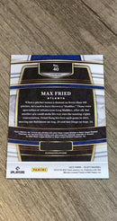 Max Fried 2022 Panini Select - Scope 40 trading card image rear