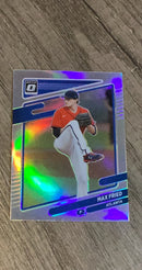 Max Fried 2021 Donruss Optic - Holo 178 trading card image front