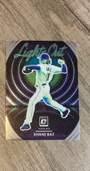 Shane Baz 2022 Donruss Optic - Lights Out LO-1 trading card image front