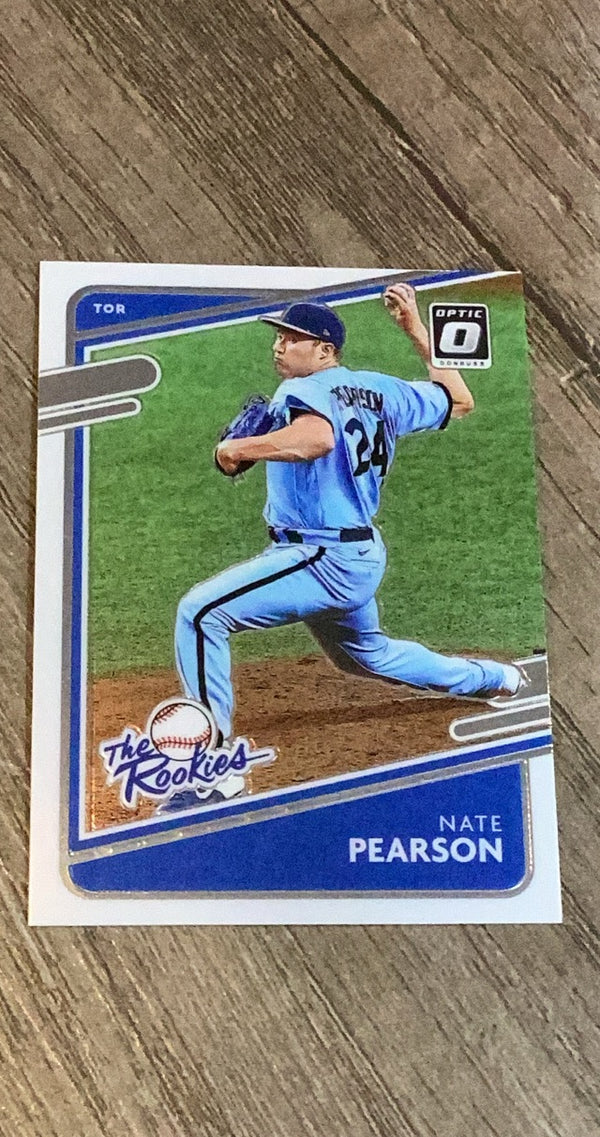Nate Pearson 2021 Donruss - The Rookies Diamond TR6 trading card image front