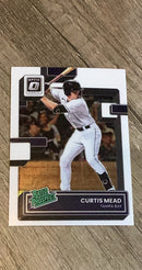 Curtis Mead 2022 Donruss Optic - Rated Prospects RP-19 trading card image front