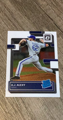 A.J. Alexy 2022 Donruss Optic 61 trading card image front