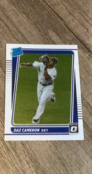 Daz Cameron 2021 Donruss Optic 85 trading card image front