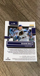 Shane Baz 2022 Donruss Optic 66 trading card image rear