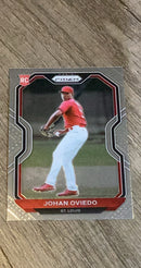 Johan Oviedo 2021 Panini Prizm 176 trading card image front