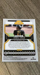Oneil Cruz 2022 Panini Prizm 118 trading card image rear
