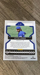 Otto Lopez 2022 Panini Prizm 36 trading card image rear