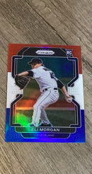 Eli Morgan 2022 Panini Prizm - Red/White/Blue Prizm 113 trading card image front