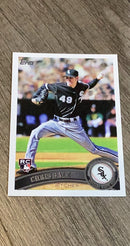 Chris Sale 2011 Topps 65 trading card image front