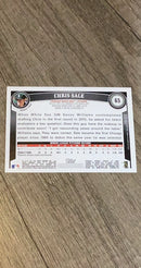 Chris Sale 2011 Topps 65 trading card image rear