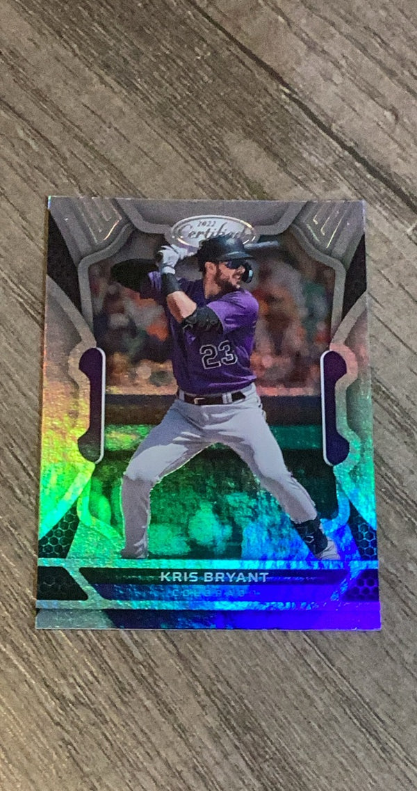 Kris Bryant 2022 Panini Chronicles - Certified 47 trading card image front