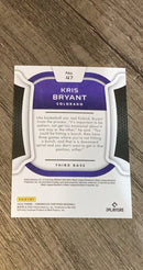 Kris Bryant 2022 Panini Chronicles - Certified 47 trading card image rear