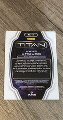 Hans Crouse 2022 Panini Chronicles - Titan 11 trading card image rear