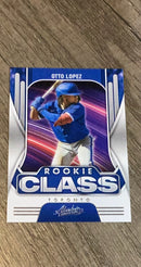 Otto Lopez 2022 Panini Absolute - Rookie Class Retail RC-24 trading card image front