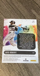 Luis Robert 2022 Panini Diamond Kings - Gallery of Stars GS-1 trading card image rear