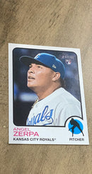 Angel Zerpa 2022 Topps Heritage 650 rookie card image front