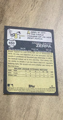 Angel Zerpa MLB Kansas City Royals 2022 Topps Heritage 650 RC Trading Card Topps