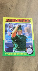 Tyler Soderstrom 2024 Topps Heritage 471 rookie card image front