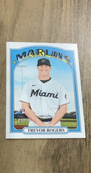 Trevor Rogers 2021 Topps Heritage 563 rookie card image front