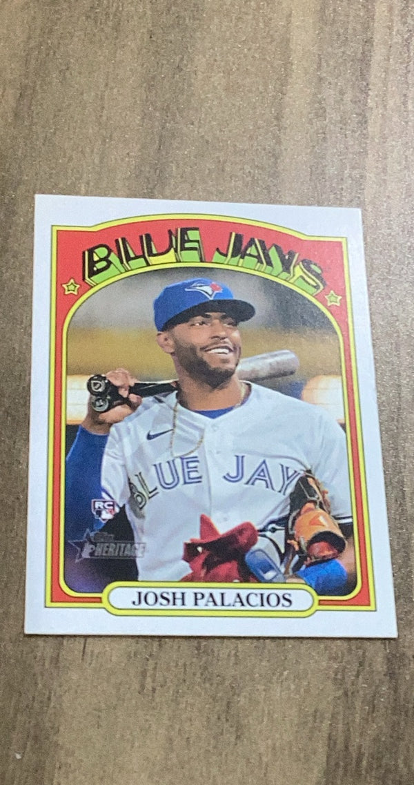 Josh Palacios 2021 Topps Heritage 589 rookie card image front