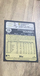 Brandon Marsh 2022 Topps Heritage 636 rookie card image rear