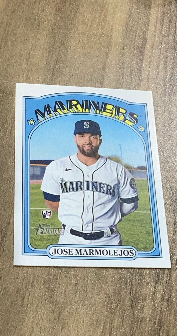 Jose Marmolejos 2021 Topps Heritage 658 rookie card image front