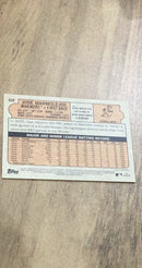Jose Marmolejos 2021 Topps Heritage 658 rookie card image rear